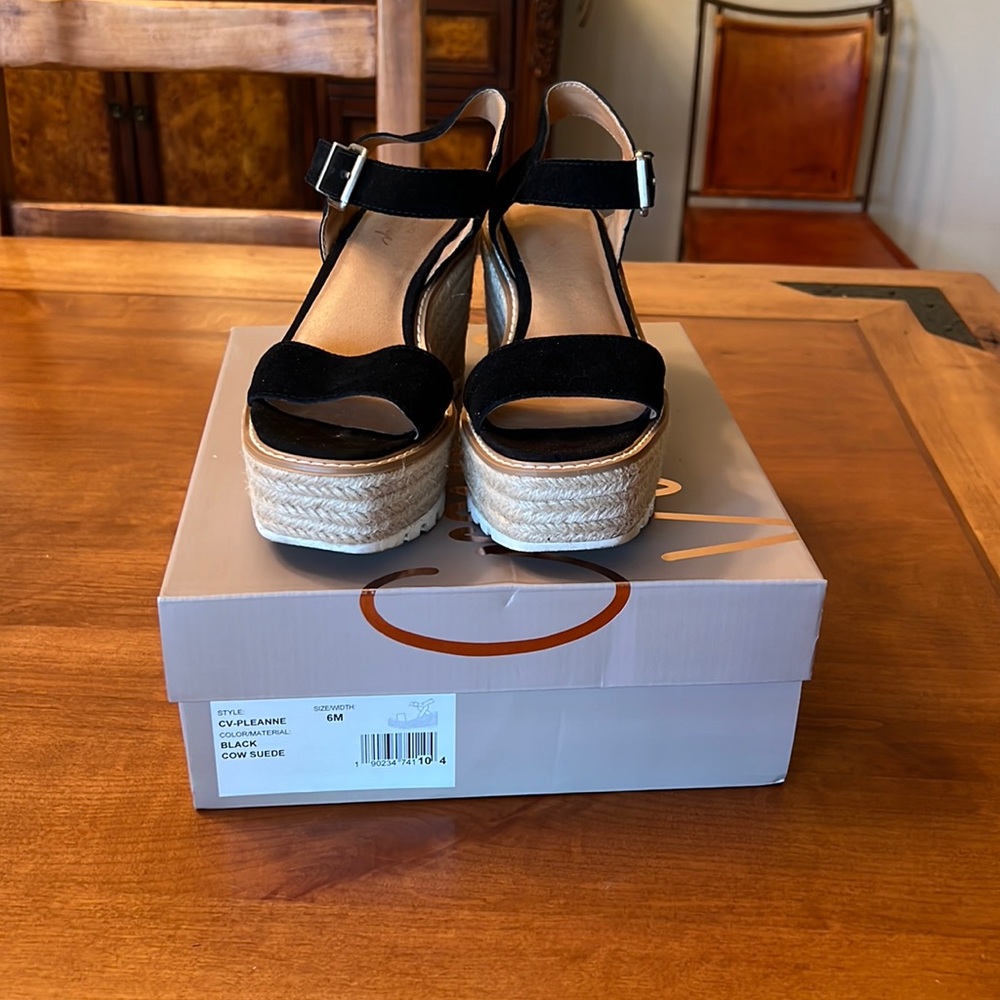 Crown Vintage suede Pleanne Espadrille size 6